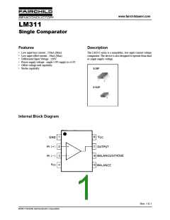 浏览型号LM311的Datasheet PDF文件第1页