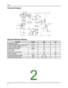 浏览型号LM311的Datasheet PDF文件第2页