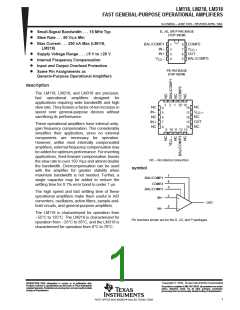 浏览型号LM318的Datasheet PDF文件第1页