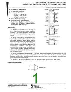 浏览型号LMV321IDBVR的Datasheet PDF文件第1页