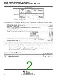 浏览型号LMV321IDBVR的Datasheet PDF文件第2页