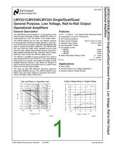 浏览型号LMV358M的Datasheet PDF文件第1页