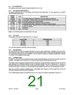 浏览型号LPC47M14B-NC的Datasheet PDF文件第21页