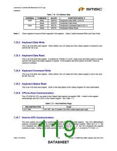 浏览型号LPC47M182-NR的Datasheet PDF文件第119页