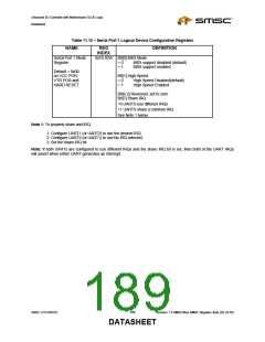 浏览型号LPC47M182-NR的Datasheet PDF文件第189页