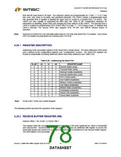 浏览型号LPC47M182-NR的Datasheet PDF文件第78页