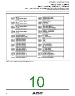 浏览型号M37270EFSP的Datasheet PDF文件第10页