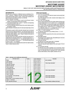 浏览型号M37270EFSP的Datasheet PDF文件第12页