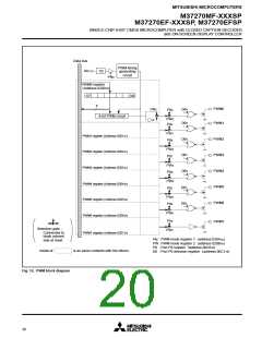 浏览型号M37270EFSP的Datasheet PDF文件第20页