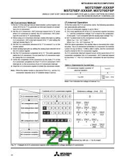 浏览型号M37270EFSP的Datasheet PDF文件第24页