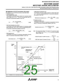 浏览型号M37270EFSP的Datasheet PDF文件第25页