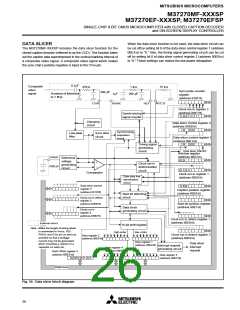 浏览型号M37270EFSP的Datasheet PDF文件第26页