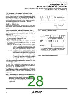 浏览型号M37270EFSP的Datasheet PDF文件第28页