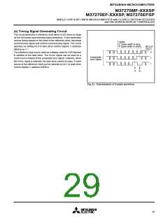 浏览型号M37270EFSP的Datasheet PDF文件第29页