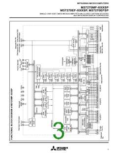 浏览型号M37270EFSP的Datasheet PDF文件第3页