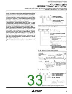 浏览型号M37270EFSP的Datasheet PDF文件第33页
