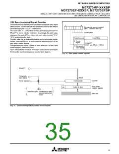 浏览型号M37270EFSP的Datasheet PDF文件第35页