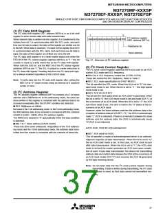 浏览型号M37270EFSP的Datasheet PDF文件第37页