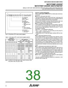 浏览型号M37270EFSP的Datasheet PDF文件第38页