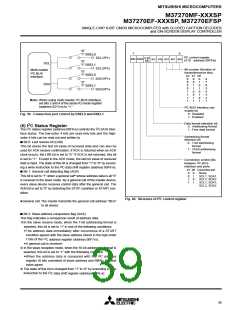 浏览型号M37270EFSP的Datasheet PDF文件第39页