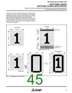浏览型号M37270EFSP的Datasheet PDF文件第45页