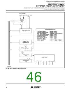浏览型号M37270EFSP的Datasheet PDF文件第46页