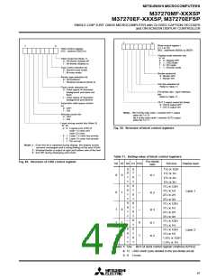 浏览型号M37270EFSP的Datasheet PDF文件第47页