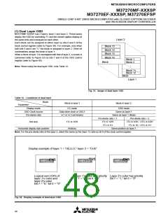 浏览型号M37270EFSP的Datasheet PDF文件第48页