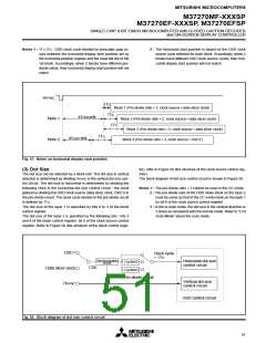 浏览型号M37270EFSP的Datasheet PDF文件第51页