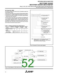 浏览型号M37270EFSP的Datasheet PDF文件第52页