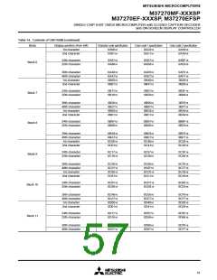 浏览型号M37270EFSP的Datasheet PDF文件第57页