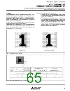 浏览型号M37270EFSP的Datasheet PDF文件第65页