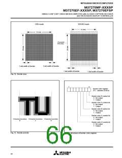 浏览型号M37270EFSP的Datasheet PDF文件第66页