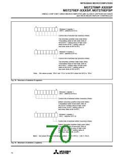 浏览型号M37270EFSP的Datasheet PDF文件第70页