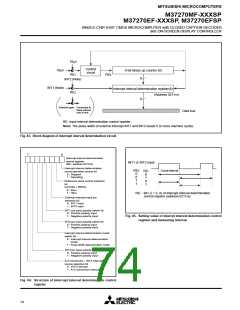浏览型号M37270EFSP的Datasheet PDF文件第74页