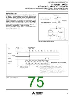 浏览型号M37270EFSP的Datasheet PDF文件第75页