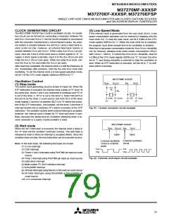 浏览型号M37270EFSP的Datasheet PDF文件第79页