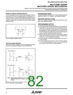 浏览型号M37270EFSP的Datasheet PDF文件第82页