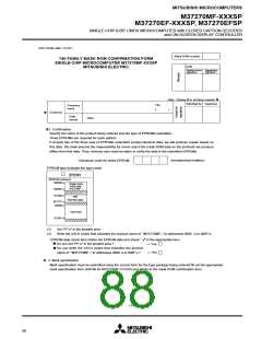 浏览型号M37270EFSP的Datasheet PDF文件第88页