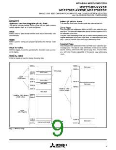 浏览型号M37270EFSP的Datasheet PDF文件第9页