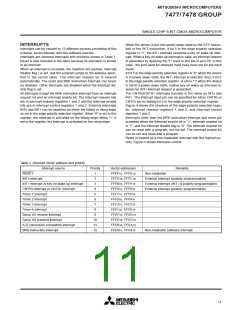 浏览型号M37478M4-458FP的Datasheet PDF文件第11页