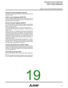 浏览型号M37478M4-458FP的Datasheet PDF文件第19页