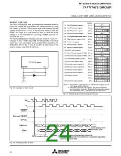 浏览型号M37478M4-458FP的Datasheet PDF文件第24页