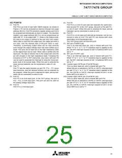 浏览型号M37478M4-458FP的Datasheet PDF文件第25页