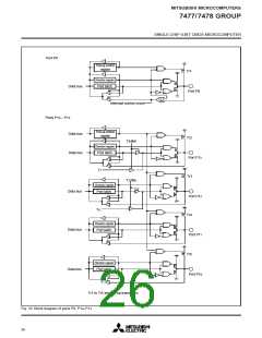 浏览型号M37478M4-458FP的Datasheet PDF文件第26页