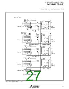 浏览型号M37478M4-458FP的Datasheet PDF文件第27页