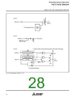 浏览型号M37478M4-458FP的Datasheet PDF文件第28页