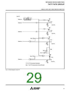 浏览型号M37478M4-458FP的Datasheet PDF文件第29页