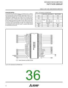 浏览型号M37478M4-458FP的Datasheet PDF文件第36页