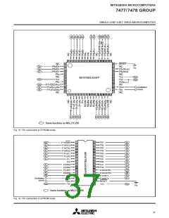 浏览型号M37478M4-458FP的Datasheet PDF文件第37页